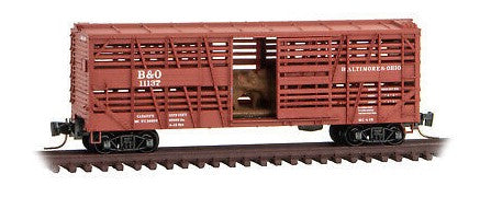 Micro-Trains 52000203 Z Scale Baltimore & Ohio 40'' Despatch Stock Car #11137