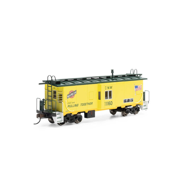 Athearn 90324 HO Chicago and North Western Bay Window Caboose #11160