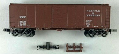 Red Caboose RN-17012 N Scale Norfolk & Western 40' Steel Car #41940