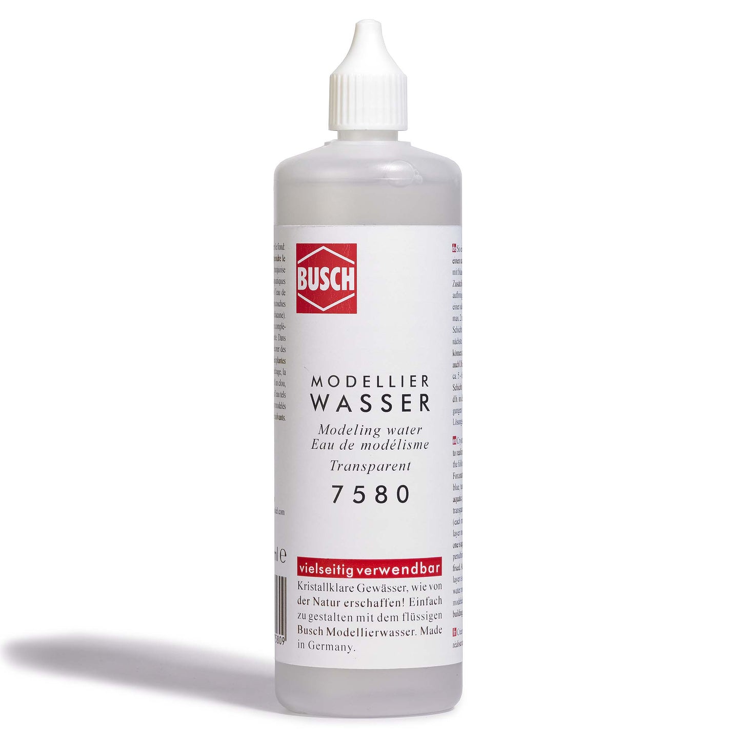 Busch 7580 Clear Modeling Water - 8.5 oz Bottle