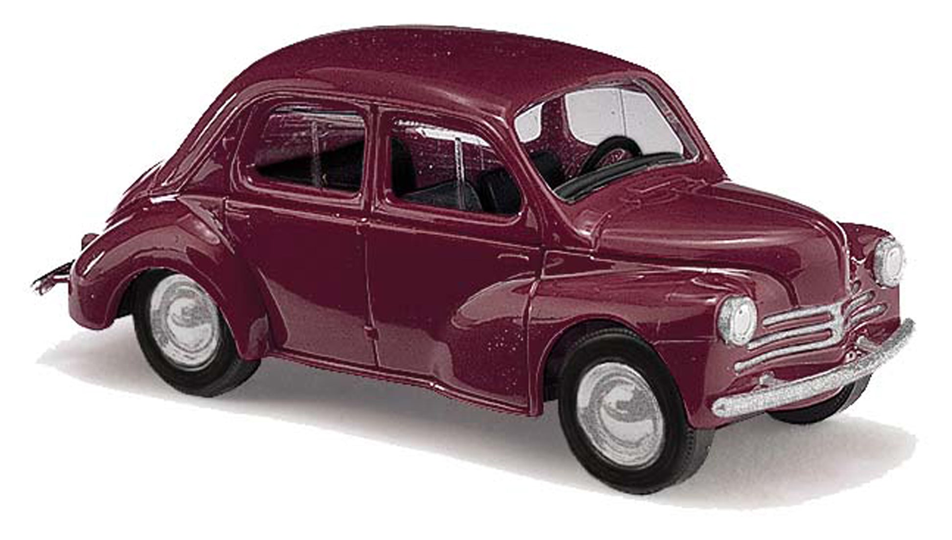 Busch 89110 HO Assembled Red 1958 Renault 4 CV Sedan