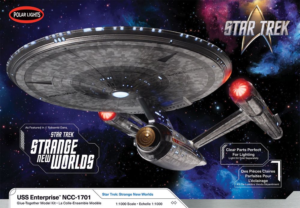 Polar Lights 999 1:1000 Star Trek Strange New Worlds USS Enterprise Plastic Kit
