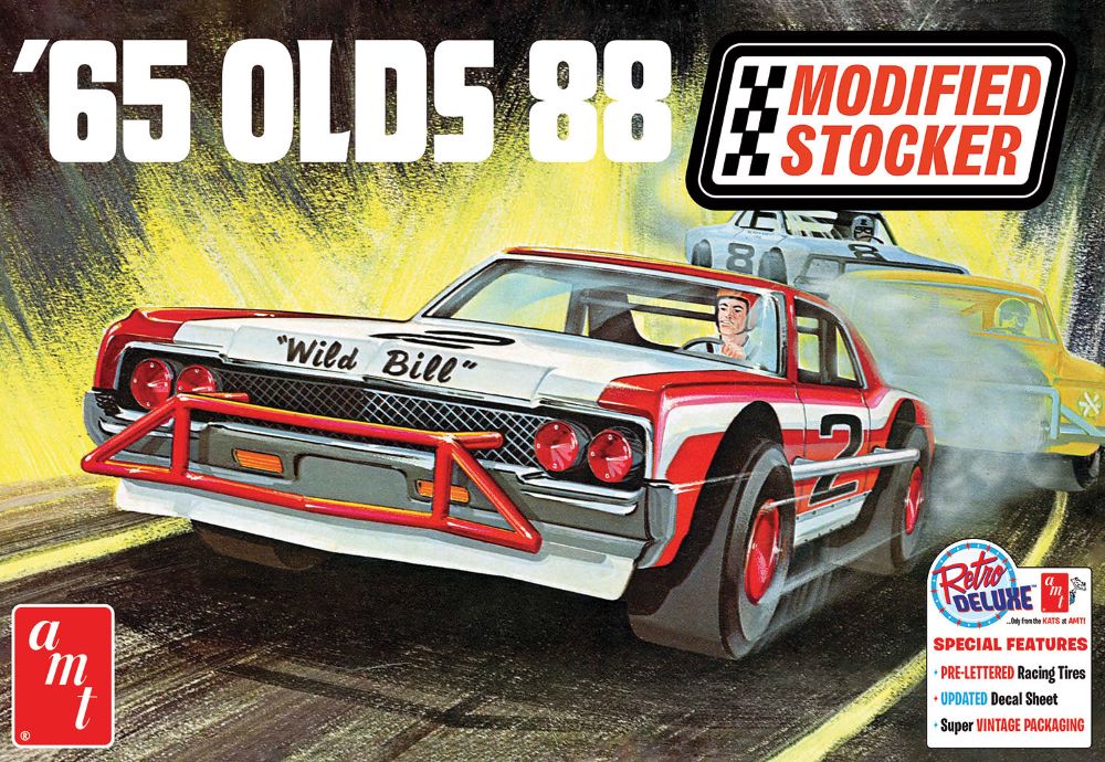 AMT 1474 1:25 1965 Olds 88 Modified Stocker Car Plastic Model Kit