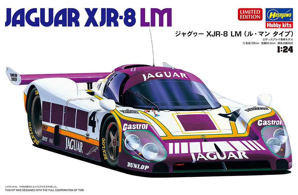 Hasegawa 20729 1:24  Jaguar XJR-8 LM Le Mans Type Car Plastic Model Kit