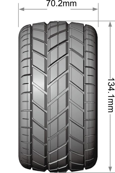 Louise R/C L-T3307SX 1:10 Traxxas Maxx MFT MT-Rocket Soft Monster Truck Tires
