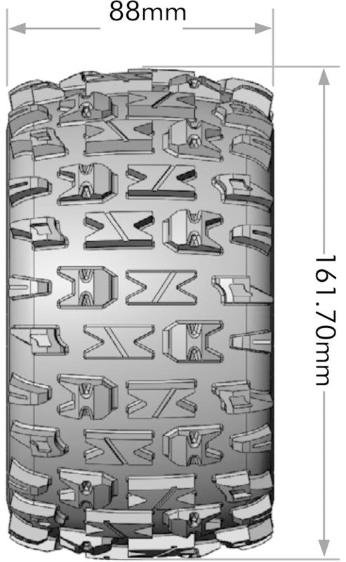Louise R/C L-T3325X 1:8 MFT ST-Pioneer Sport Stadium Truck Tires