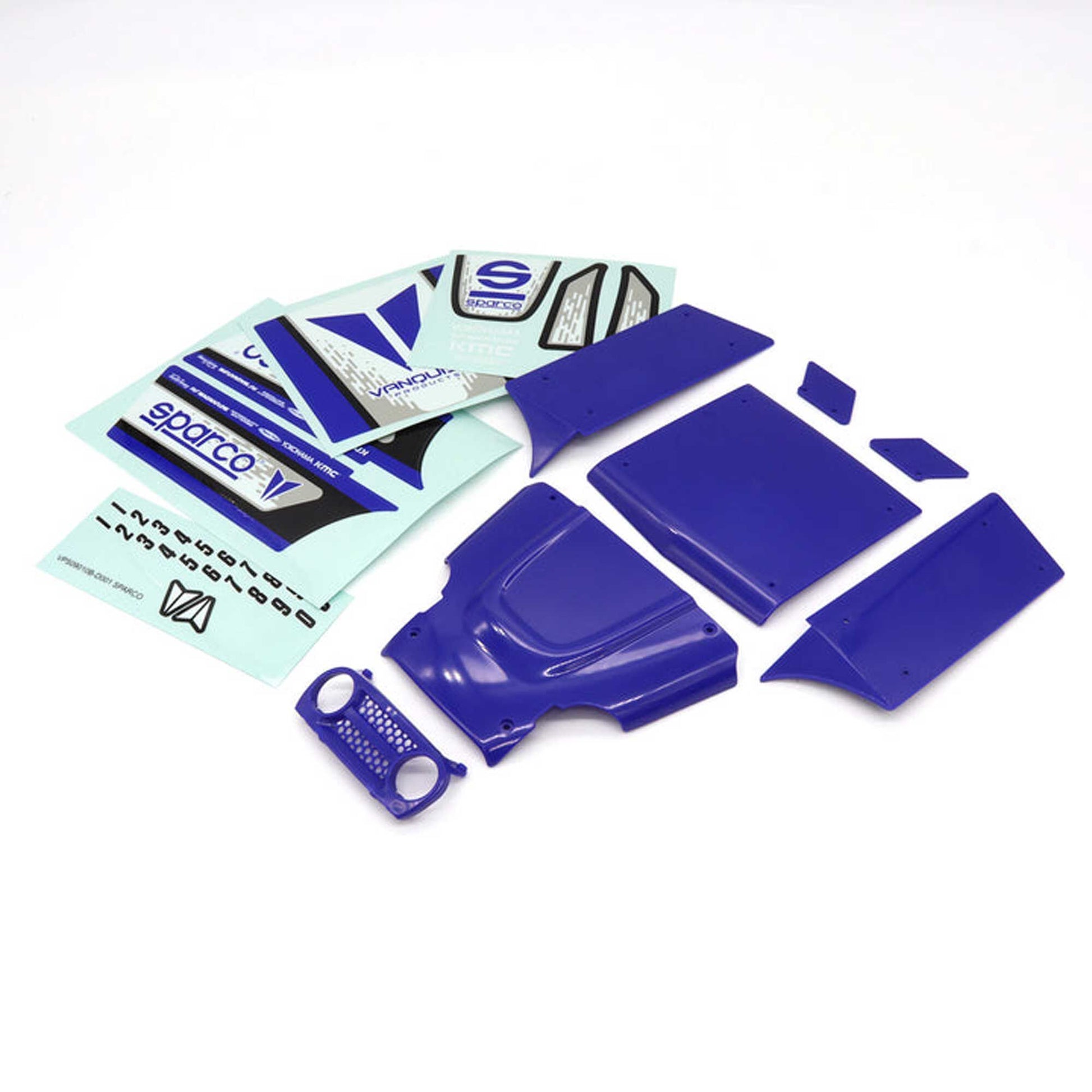 Vanquish 10510 1:10 Blue Sparcos Optic Body Set