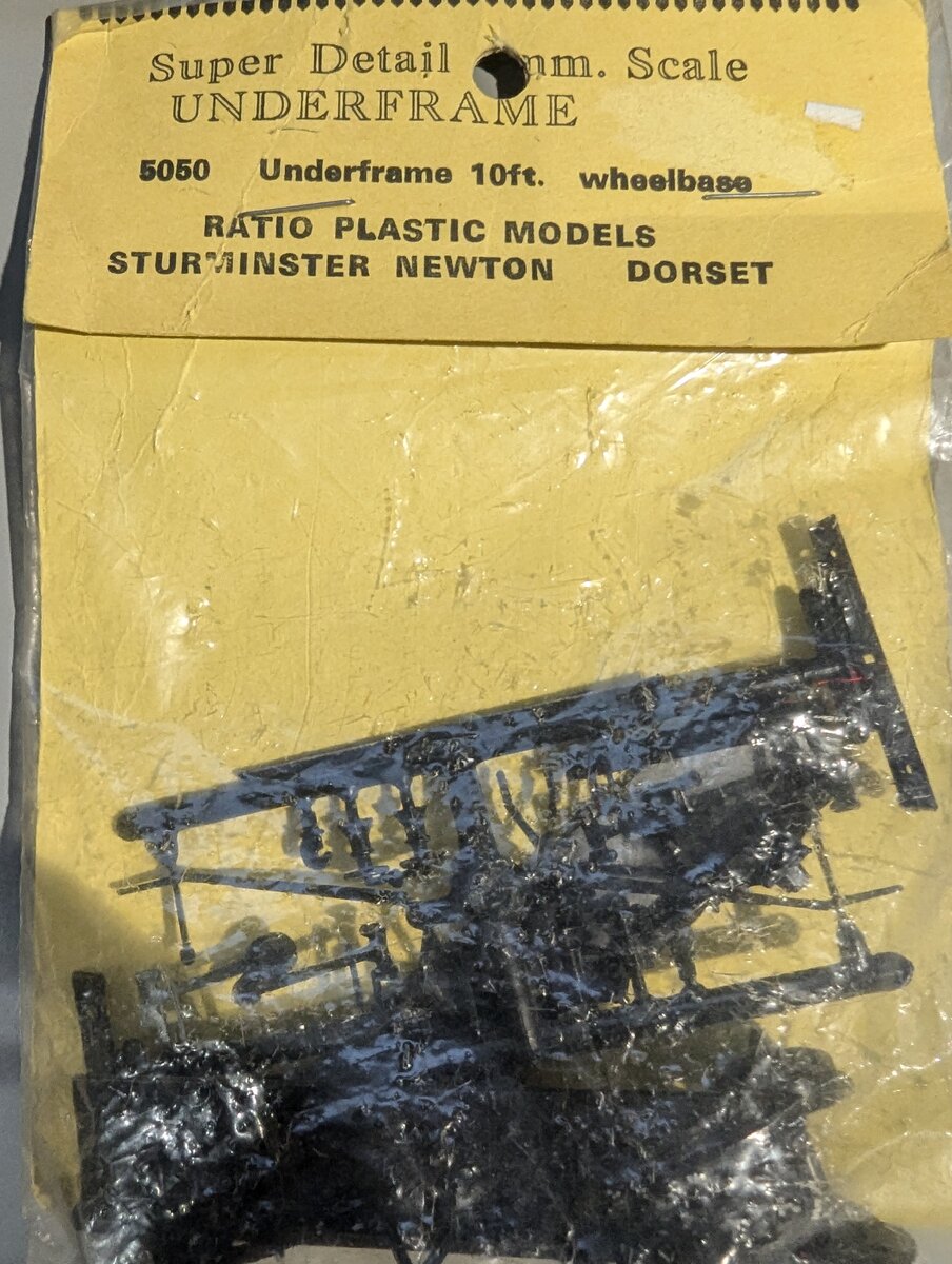 Acme U5050 Super Detail Underframe 10 FT Wheelbase Plastic Models