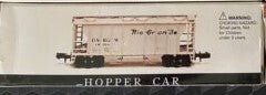 High Speed N Scale Rio Grande Hopper Car