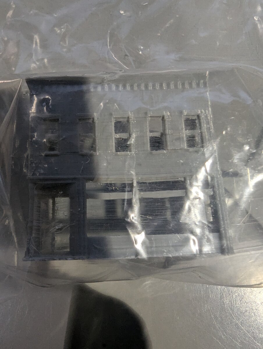 CrutchForm Z202R Z Scale 3D Printed Undecorated Plastic Small Building