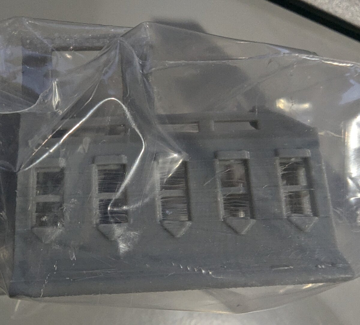 CrutchForm Z203R Z Scale 3D Printed Undecorated Plastic Store Building