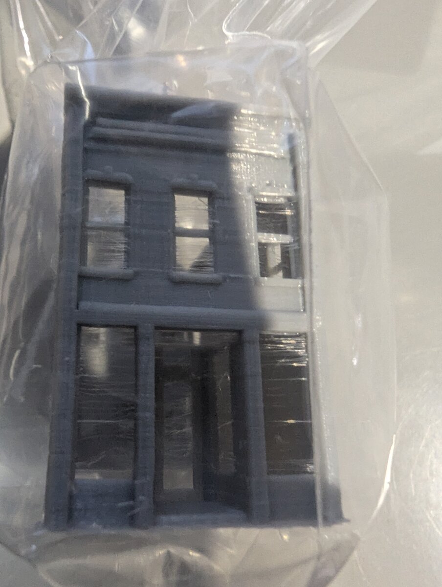 CrutchForm Z210L Z Scale 3D Printed Undecorated Plastic Retail Store