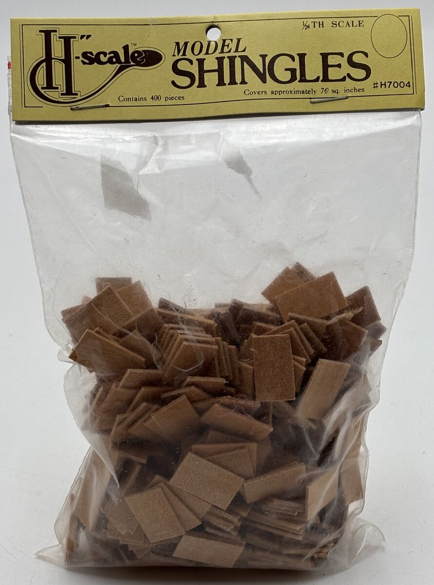 Houseworks H7004 1/24th Scale Wooden Model Shingles (400 Pieces)