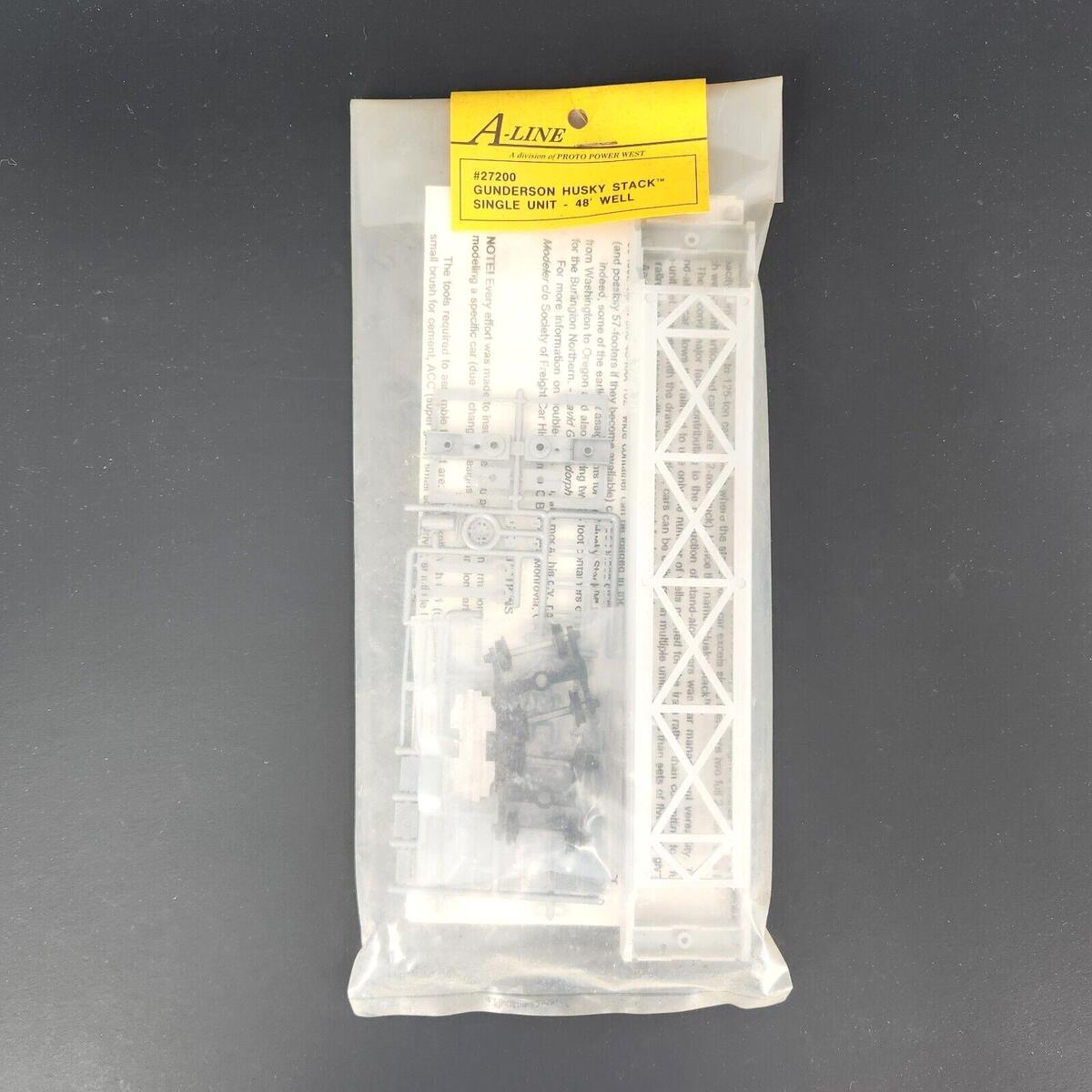 A-Line 27200 HO Gunderson Husky Stack Single Unit - 48' Well