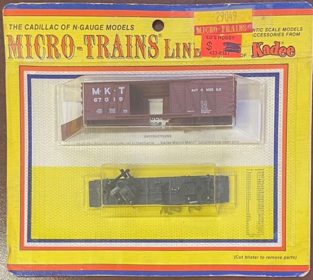 Kadee 081684-1 N Micro-Trains Line MKT Box Car Kit #29049