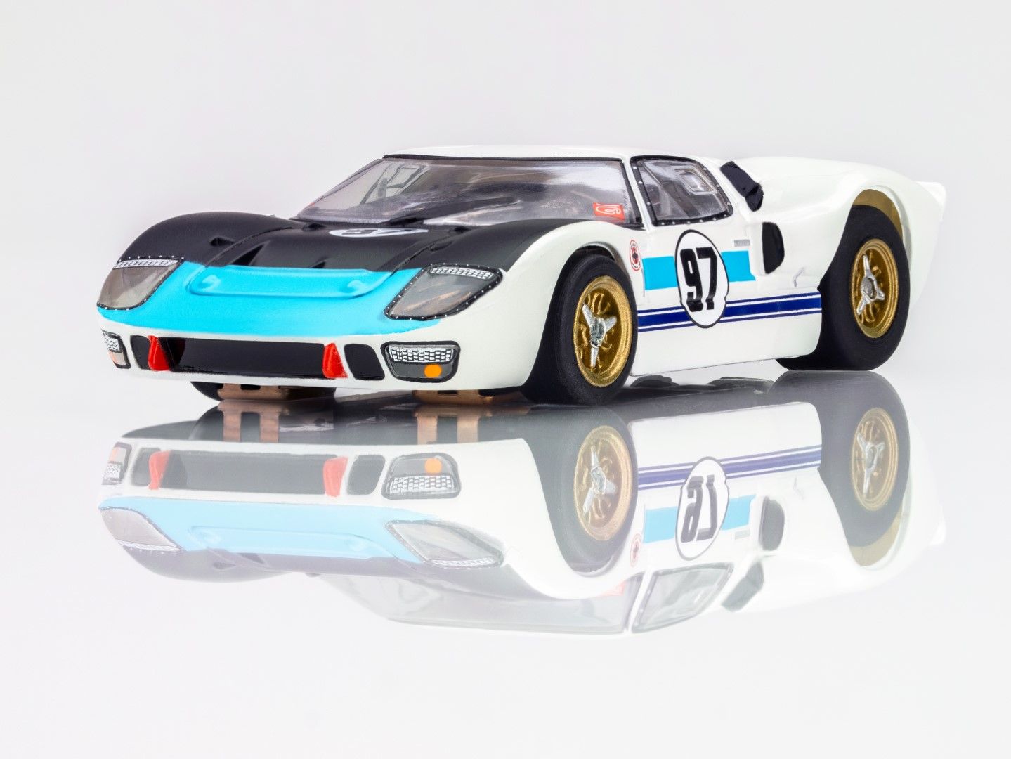 AFX 22058 HO Mega-G+ Daytona 1966 Ford GT40 Mark II #97 Slot Car