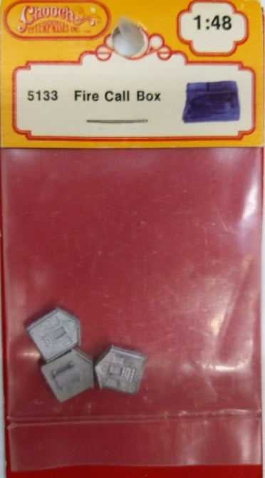 Chooch Enterprises Inc 5133 1:48 O Scale Fire Call Box Metal (Pack of 3)