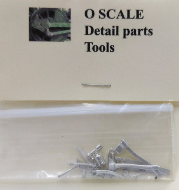 Acme 212 O Scale Assorted Tools Detail Metal Parts