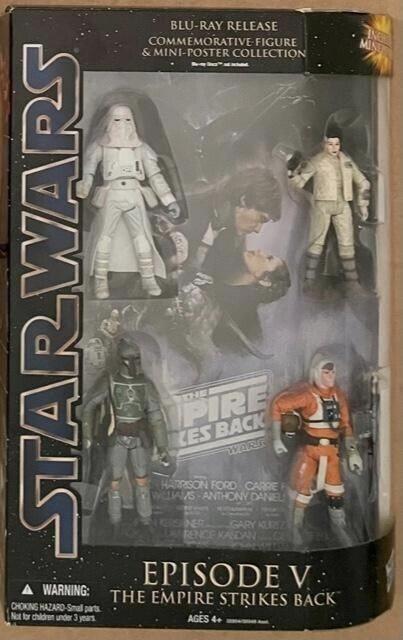 Hasbro 35954 Star Wars: Episode V Blu-ray Commemorative Figure & Mini-Poster Set