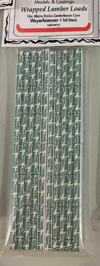 Firebox Models TWF5 N West Fraser Wrapped Lumber Load 4 Tall Stack (Pack of 2)