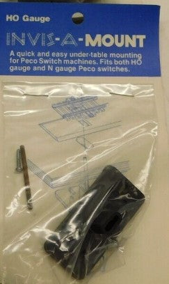 Peco C-10 HO Gauge Invis-A-Mount Under Table Mounting For Peco Switch Machine