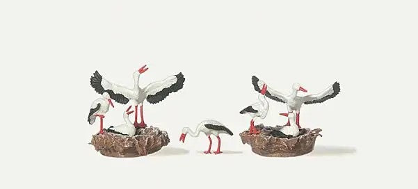 Merten 210764 HO Storks Figures and Nests
