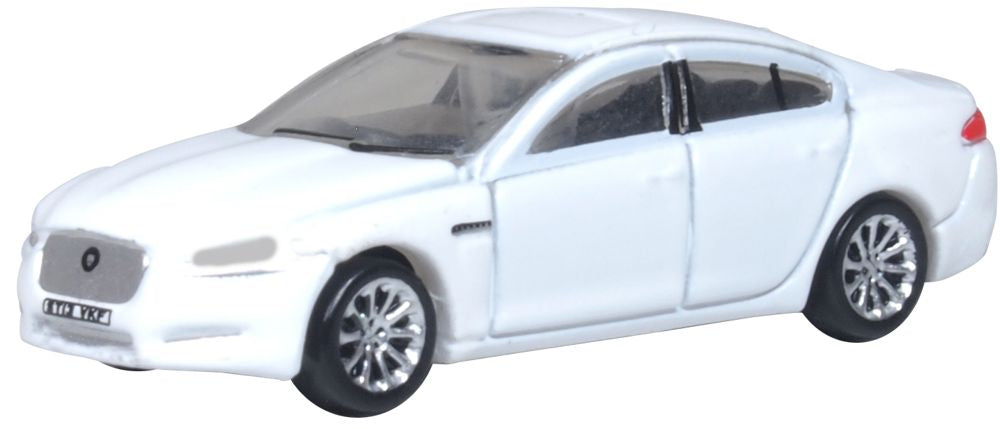 Oxford Diecast NXF005 N Polaris White 2015 Jaguar XF Sedan