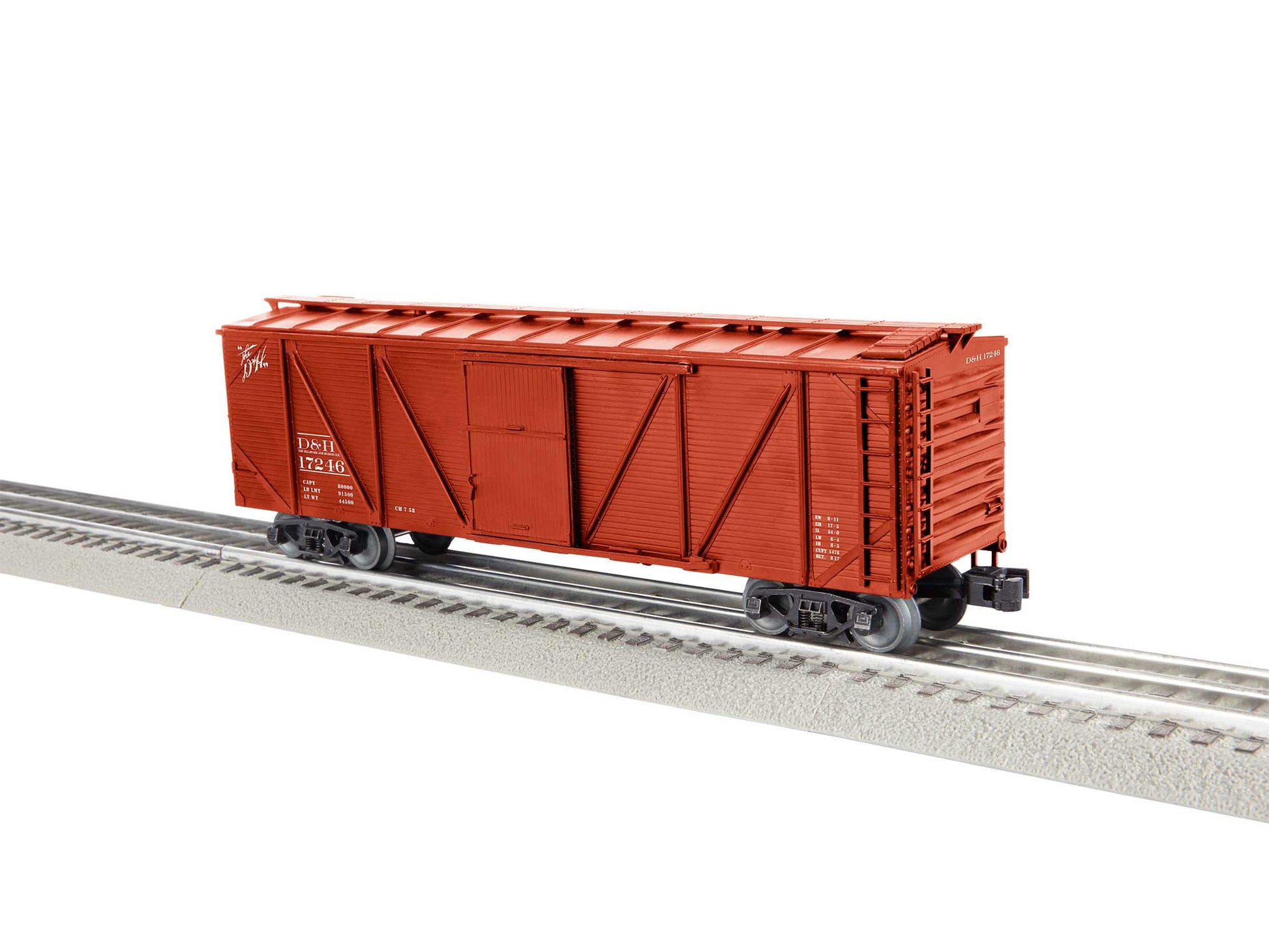 Lionel 2442172 O Delaware & Hudson Single Sheath Boxcar #17246