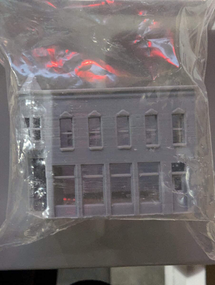 CrutchForm Z201L Z Scale Story Corner Store 3-D Printed
