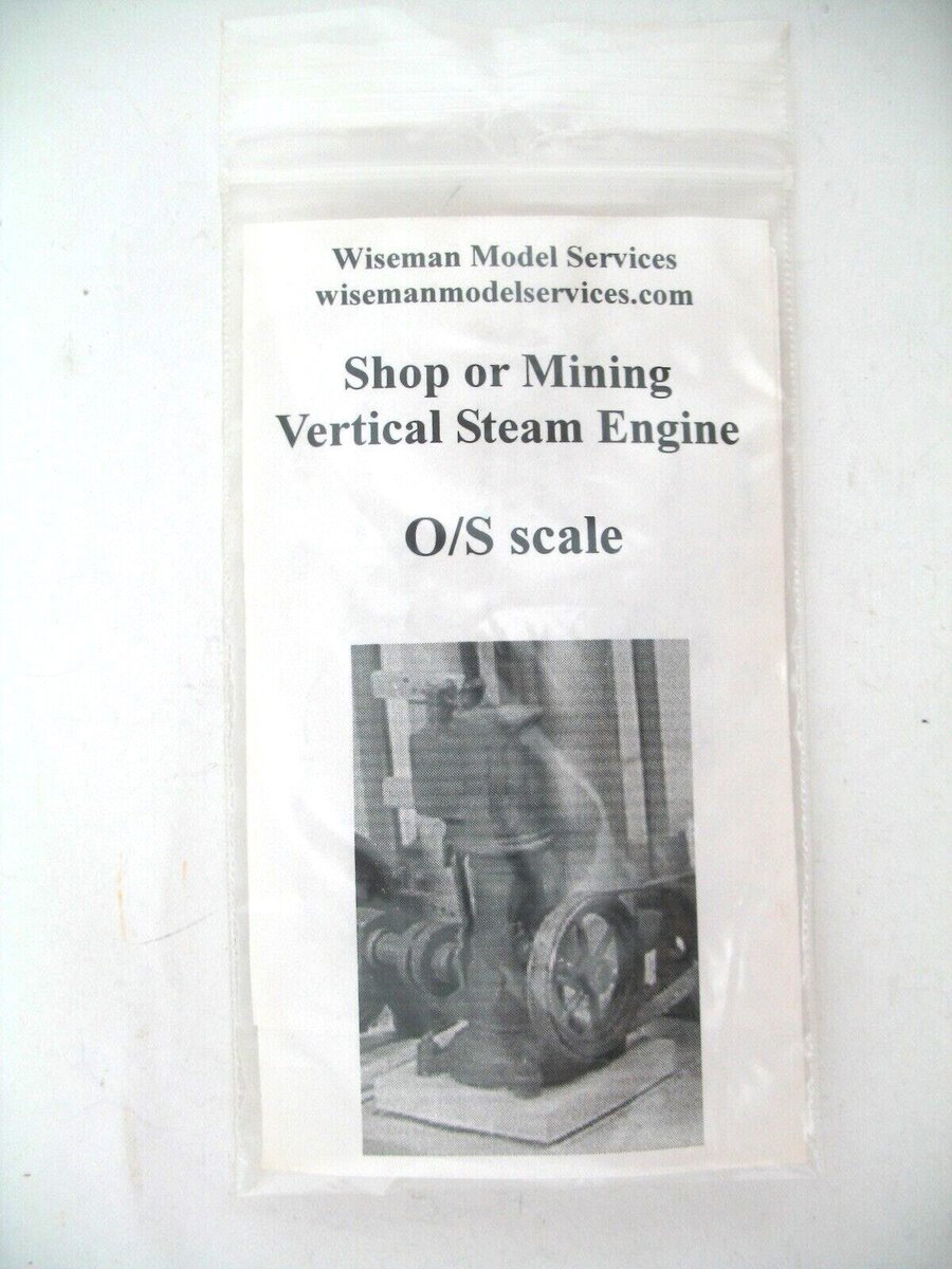 Wiseman Model Services O/S Shop or Mining Vertical Steam Engine Kit