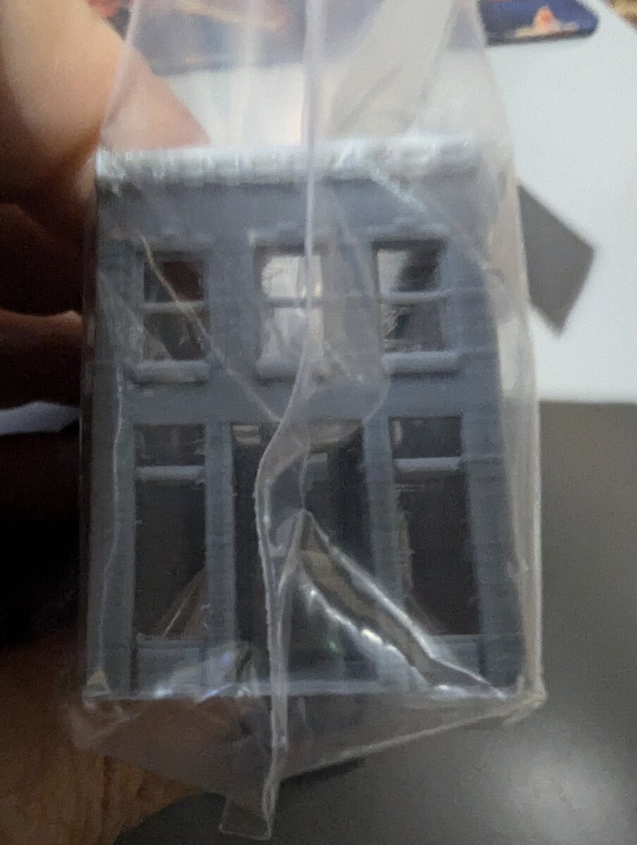 CrutchForm Z211R Z Scale 3D Printed Store Front Building Structure