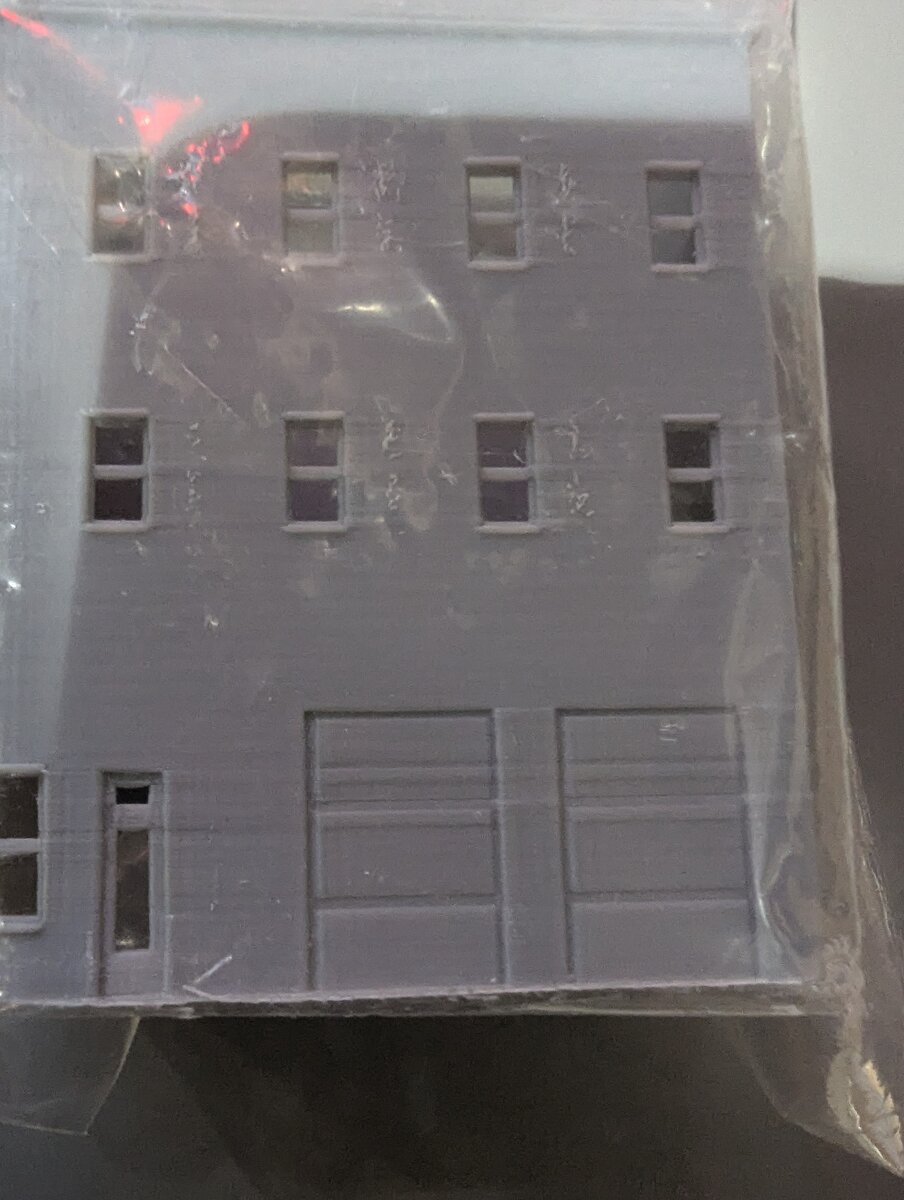 CrutchForm ZI02BL Z Scale 3D Printed Office Building Structure