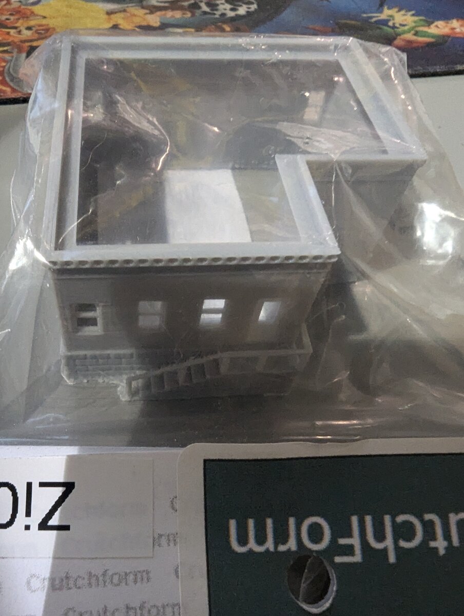 CrutchForm ZI02AL Z Scale 3D Printed Warehouse Building Structure