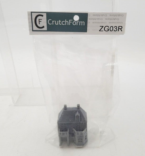 CrutchForm ZG03R Z Scale 3D Printed  Undecorated House Structure