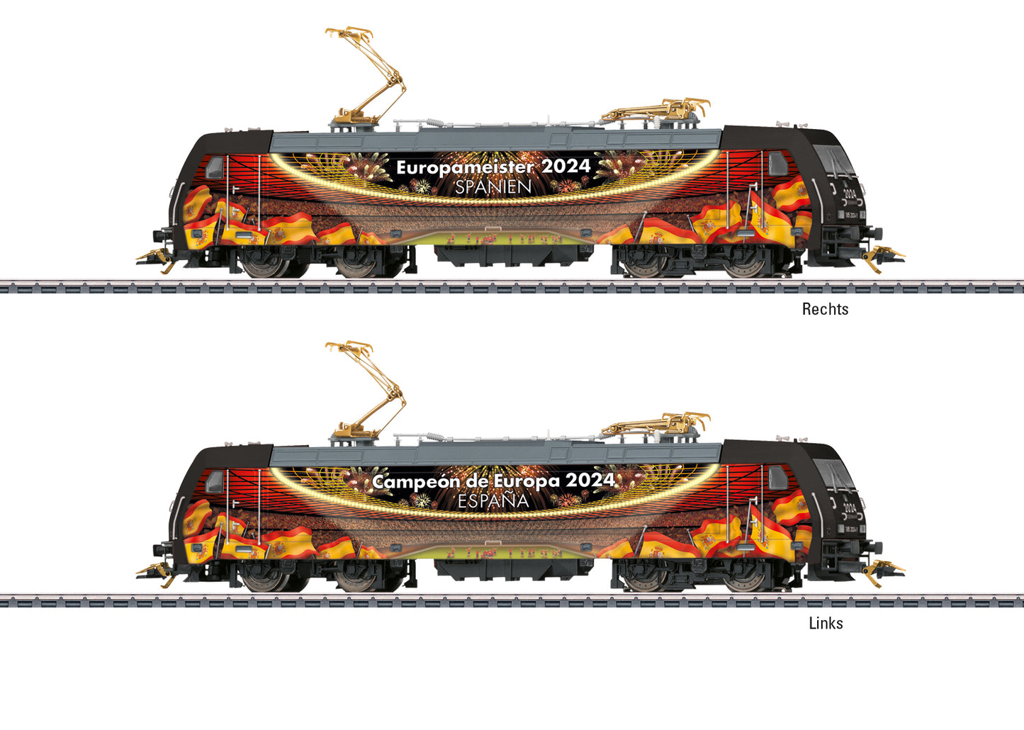 Marklin 36024 HO Honor of the European Champions Cl 185.2 Electric Locomotive
