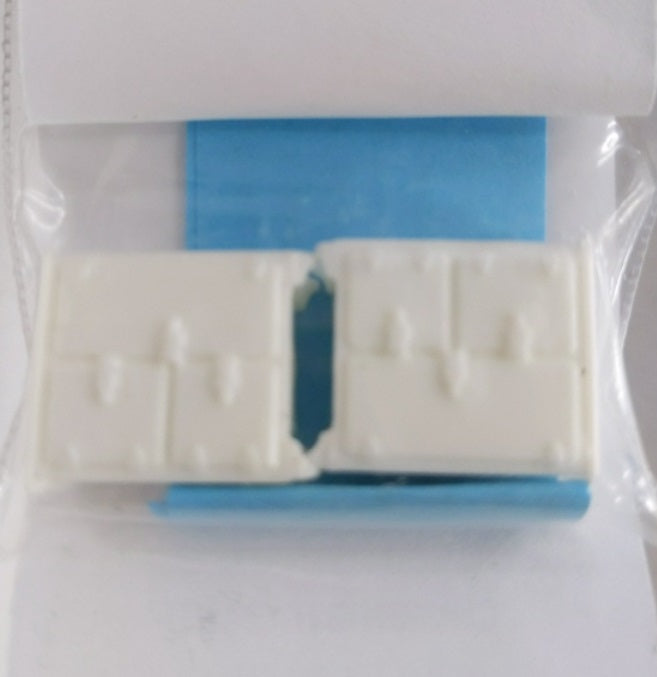 GLX Scale Models O-MIB-02 O Scale Metal Ice Box Unpainted Plastic (Pack of 2)