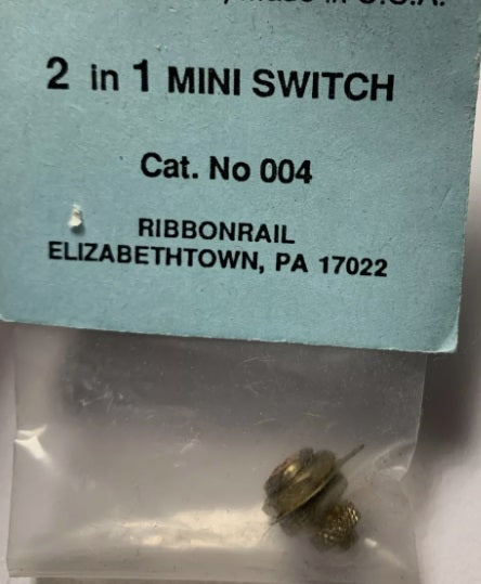 Ribbonrail 004 2 in 1 Mini Switch Push Plunger Low Voltage