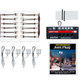 Woodland Scenics JP5913 N Double Lamp Post Value Pack (Pack of 12)
