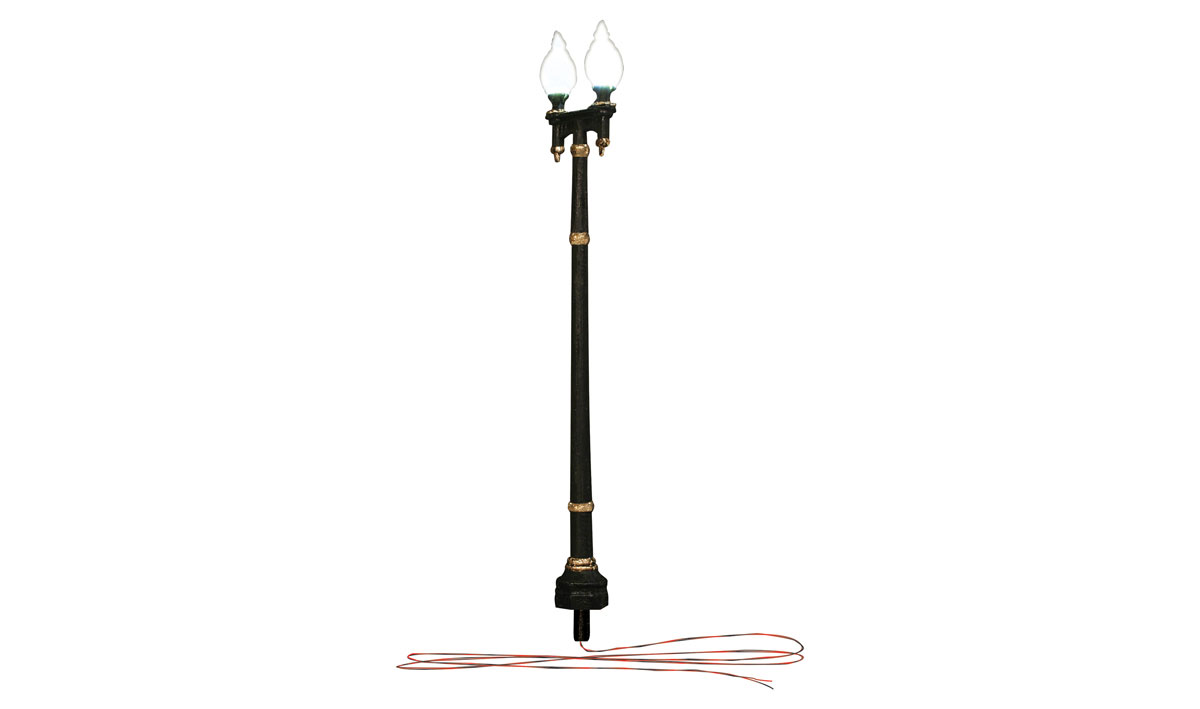 Woodland Scenics JP5913 N Double Lamp Post Value Pack (Pack of 12)