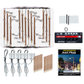 Woodland Scenics JP5900 HO Wooden Pole Value Pack (Pack of 12)