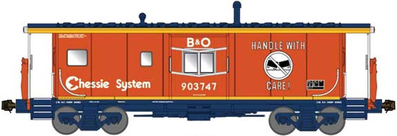 Bluford Shops 44311 N Chessie/B&O International Car Bay Window Caboose #903820