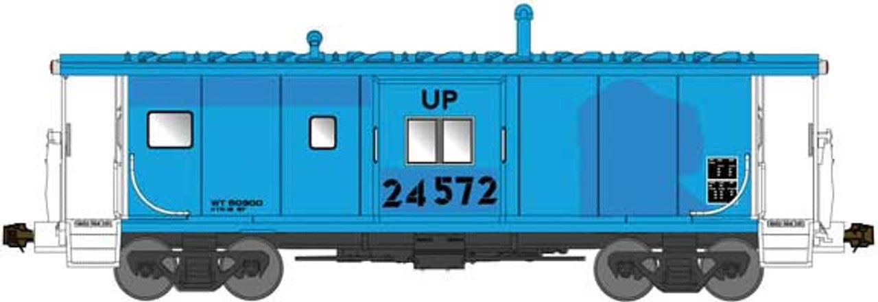 Bluford Shops 44331 N UP Phase 4 International Car Bay Window Caboose #24627