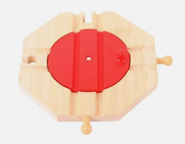 Big Jig Rails BJT133 Wooden & Plastic Four Way Turntable