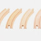 Big Jig Rails BJT102 Wooden Long Curves Track Set