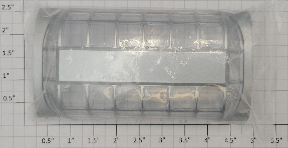 Lionel 2532-16 Silver Smooth Finish Vista Dome Window Insert