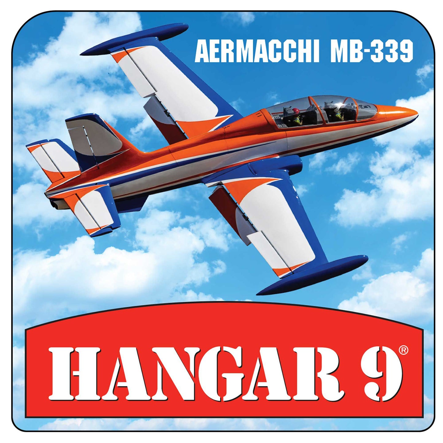 Hangar 9 HAN-2471 Hangar 9 Logo Sticker (Set of 25)
