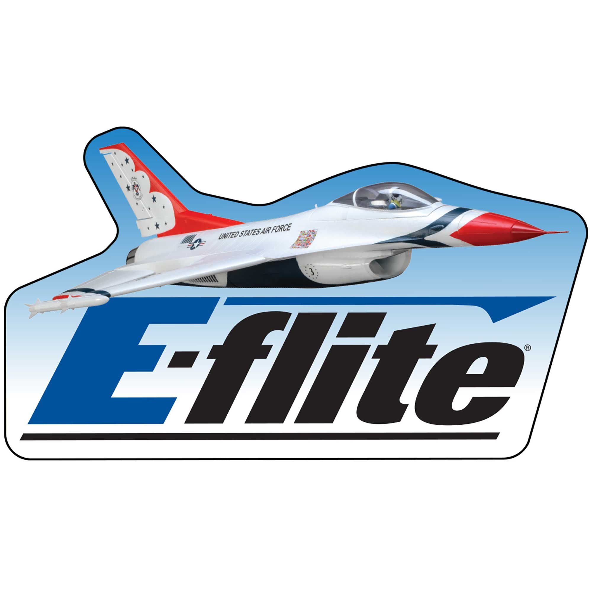 E-flite EFL-2466 Logo Sticker (Set of 25) – Trainz