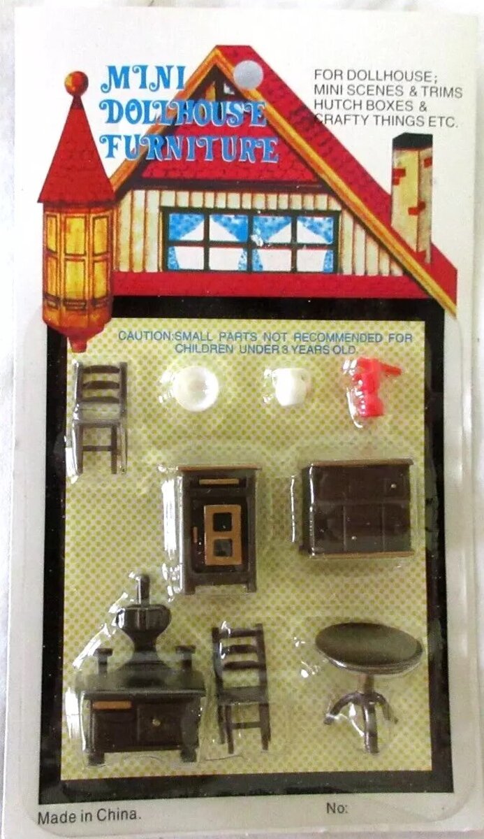 Mini Dollhouse Furniture G1219 Kitchen Room Furniture