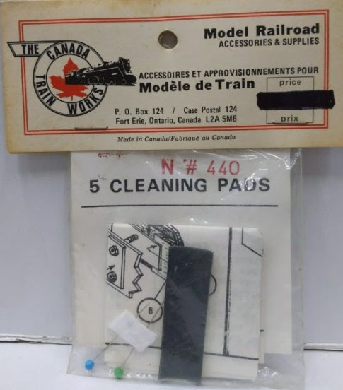 Acme 440 Model Railroad Accessories & Supplies Cleaning Pads