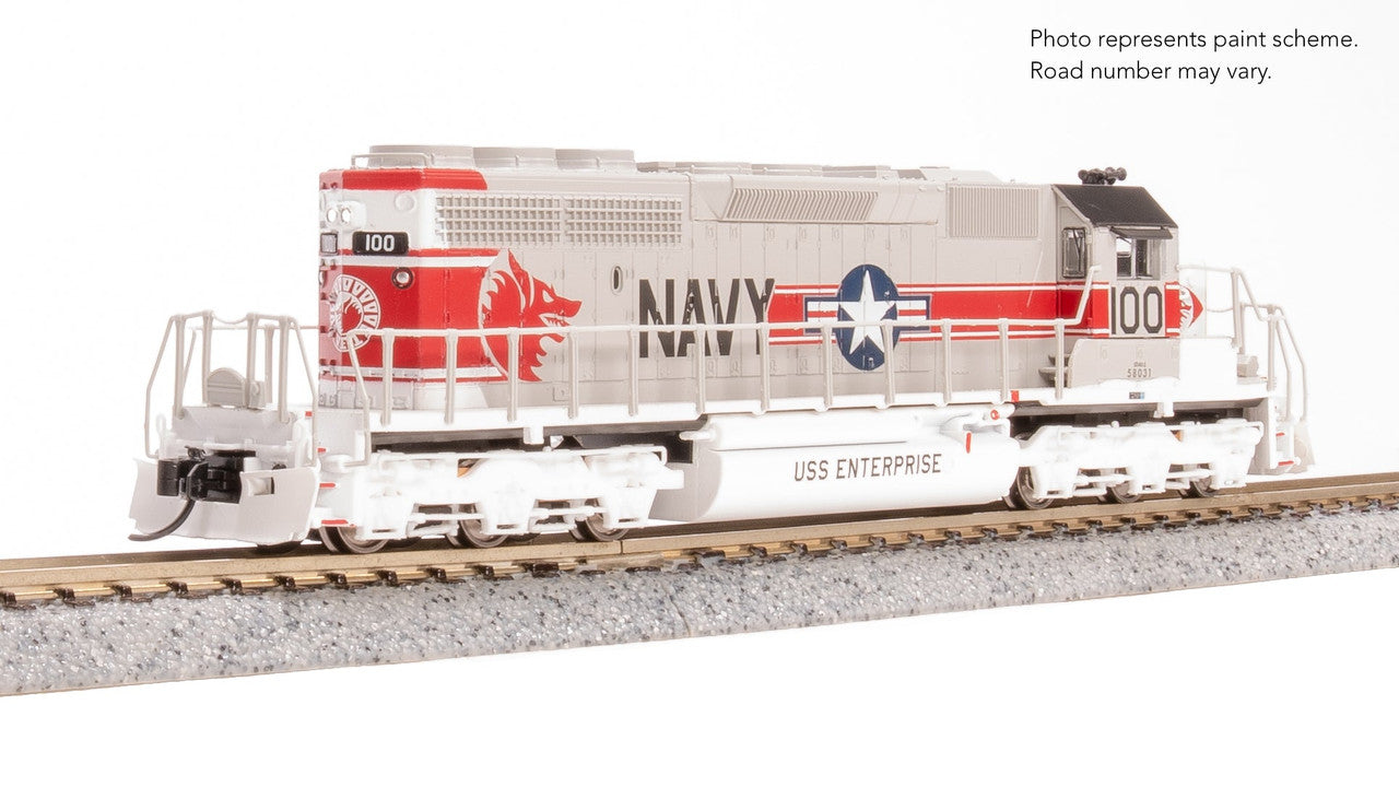 Broadway Limited 9474 N US Navy EMD SD40-2 Diesel Locomotive Sound/DC/DCC